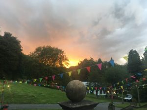 Sunset at the Hargate Festival