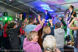 punch the air playing at Hargate Hall