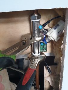 fitting the shower booster
