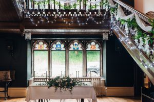 staircase fairy lights