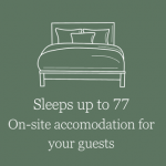 Sleeps up to 77