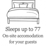 sleeps up to 77